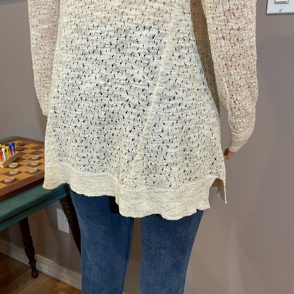 Lightweight cream knit tunic - Picture 9 of 10